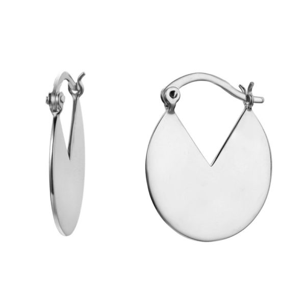 Silver Earrings – Circle